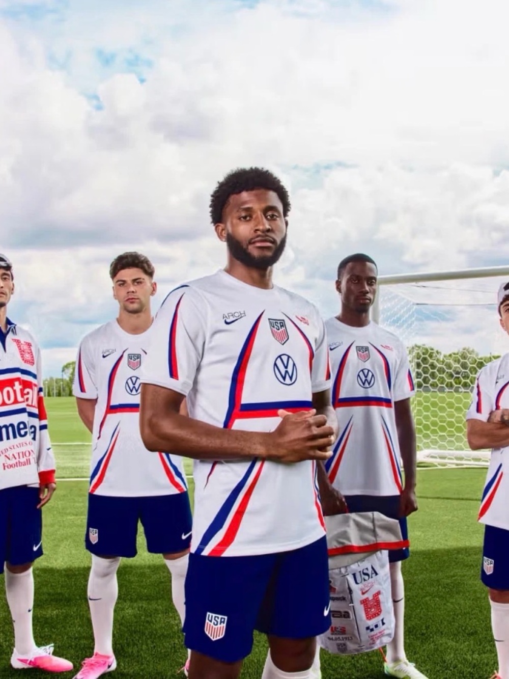 USA x Virgil Abloh Archive World VAA NIKE Cup 2026 Pre-Match Top Jersey Sz Med - Picture 7 of 7